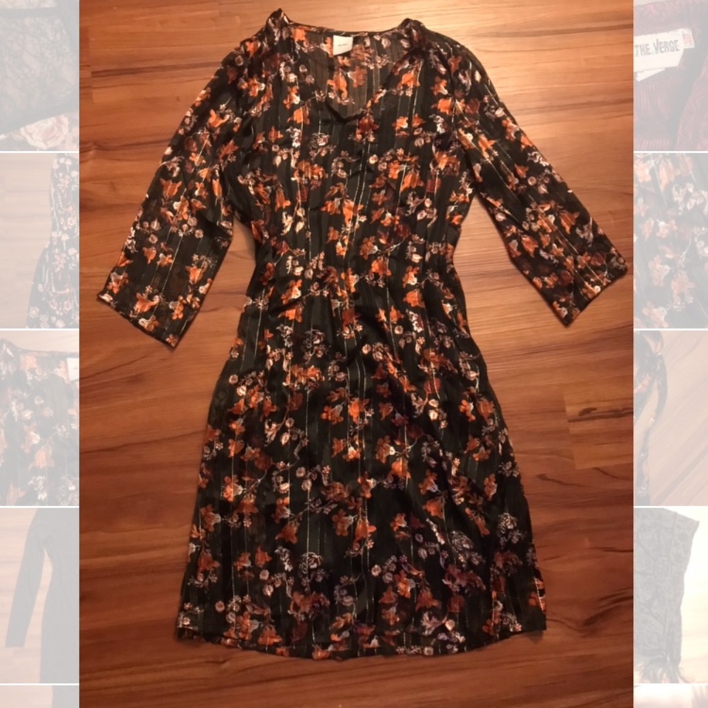 ❤️ España Black Flora Dress